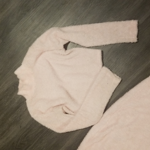 Fuzzy Skirt and Sweater Set - Picture 3 of 3